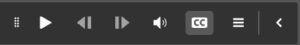 E-Learning Navigation Bar Screenshot